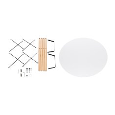 Aga Blagovaonski stol 80 cm Bijeli