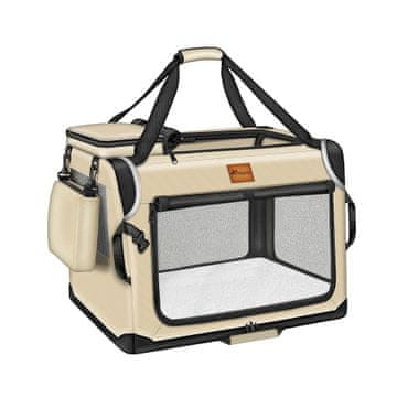 Tresko Transporter za pse i mačke 92x63x63 cm Bež