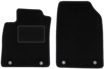 Prednje auto prostirke za: Opel Vectra C liftback, hatchback, sedan (2002-2008) crne