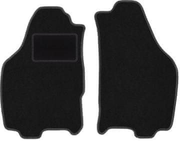 Prednje auto prostirke za: Lancia Ypsilon II hatchback (2003-2011) crne