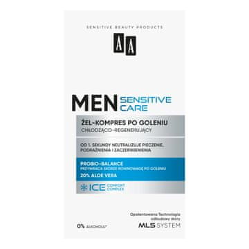 AA MEN Sensitive rashlađujući i regenerirajući gel-kompres poslije brijanja 100 ml