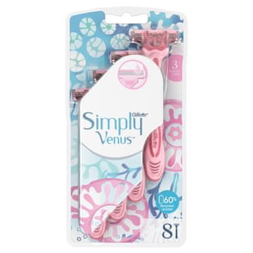 Gillette Simply Venus britvice za žene, 8 komada
