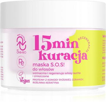 OnlyBio HAIR CYCLING maska za kosu, 15 minuta, SOS 280 ml