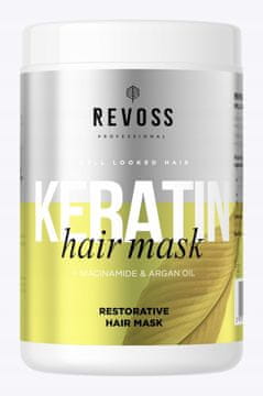 REVOSS Profesionalna maska za regeneraciju kose s keratinom 900 ml