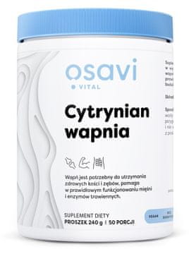Osavi Kalcijev citrat - prah - 240 grama kalcija 1 kom.