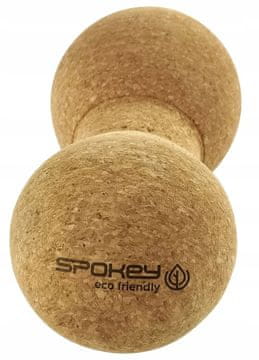 Spokey dvostruka lopta 16 cm x 8 cm smeđa 1 kom.