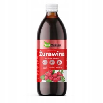 EkaMedica NFC sok od brusnice 100% prirodni 500 ml 1 kom.