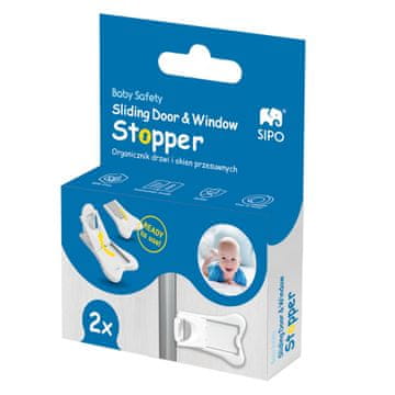 Desipower® Sigurnost za ormare i klizna vrata, bijela, 2 kom.