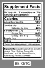 BeKETO MCT ulje u prahu svježa jagoda 300 g vegetarijanski 1 kom.