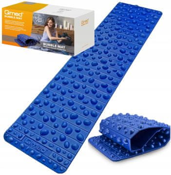 Qmed Bubble Mat prostirka za masažu plava 1 kom.