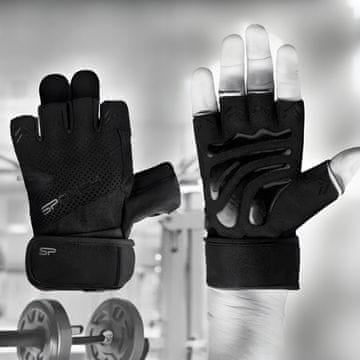 Spokey Planinarske fitness rukavice (veličina XL) Crne 1 kom.