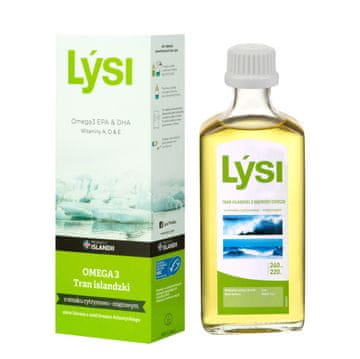Lýsi Lysi Omega 3 Islandsko ulje jetre bakalara s limunom i mentom 240 ml EPA DHA Imunitet
