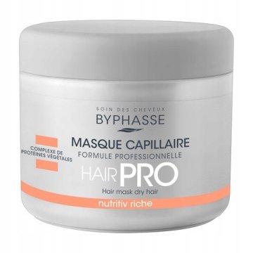 BYPHASSE Hair Pro, Nutritiv, bogata maska za suhu kosu, 500 ml