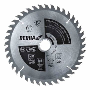 DEDRA H20040 rezna ploča 200 x 30 mm 40 zuba 1 kom.
