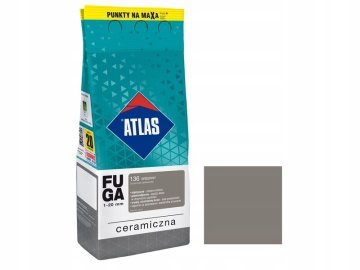 Atlas KERAMIČKA fuga 136 srebrna 2kg 1-20mm 1 kom.
