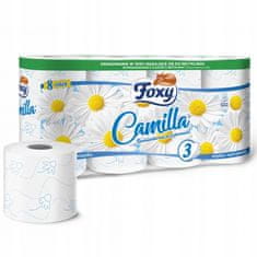 Foxy Camilla Camomile toaletni papir 8 rola 3 sloja 1 kom.