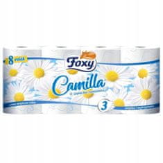 Foxy Camilla Camomile toaletni papir 8 rola 3 sloja 1 kom.