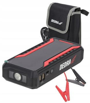 DEDRA Jump Starter 12000mAh USB-C LED Booster 1 kom.