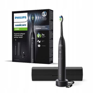 Philips Sonična četkica za zube Sonicare 5300 HX7101/02 Crna 1 kom.