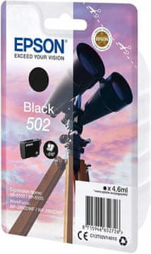 Epson 502 C13T02V14010 tinta crna (1 kom.)