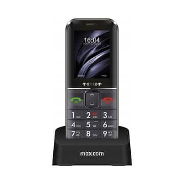 MaxCom Telefon Comfort MM735 Czarny + opaska SOS 1 szt.