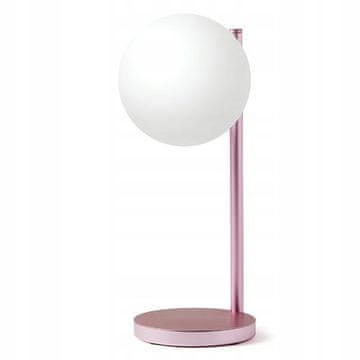 Lexon Bubble Lamp LED lampa s induktivnim punjačem 15W svijetlo ružičasta 1 kom.