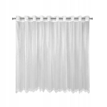 Eurofirany GOTOVA ZAVJESA ELLIE 350X145 CM BIJELA 1 kom.