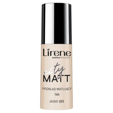 Lirene City Matt matirajući puder za lice, br. 203 Light 30 ml