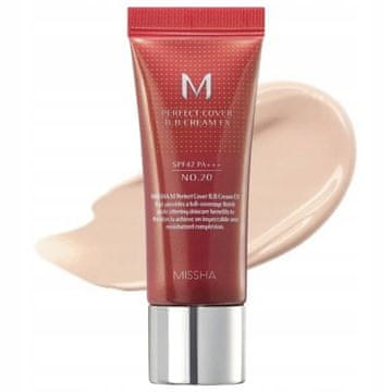 MISSHA Perfect Cover BB krema za lice, SPF 42, br. 20 hladno bež 20 ml