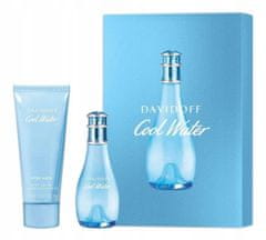 Davidoff Cool Water Woman Set toaletna voda 30 ml + losion za tijelo 75 ml