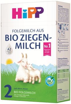 HiPP BIO 2 mlijeko za dojenje od kozjeg mlijeka, nakon 6 mjeseci 400 g 1 kom.