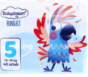 Fun&Fit pelene, 5+ Junior Plus, 11-17 kg 38 kom.