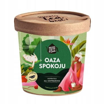 Brown House & Tea Oasis of Peace čaj za opuštanje, dodatak prehrani 45 g
