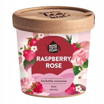 Brown House & Tea voćni čaj, malina-ruža 60 g