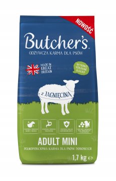 Butcher's Suha hrana za male pse s janjetinom Adult Mini 1,7 kg 1 kom.