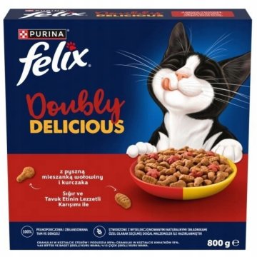 Felix Double Delicious suha hrana s govedinom i piletinom 800 g 1 kom.