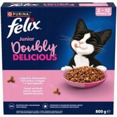 Felix suha hrana za mačke s piletinom i puretinom, povrćem za mačiće 800 g 1 kom.