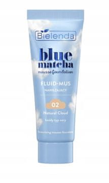 Bielenda Blue Matcha fluidna pjena za lice, br. 02 Natural Cloud 30 g