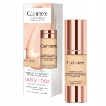 Cashmere Glow Look posvjetljujući puder za lice, bež 30 ml
