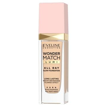 Eveline Cosmetics Wonder Match Lumi posvjetljujući tekući puder br. 10 Vanilija