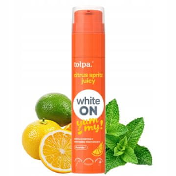 WHITE ON Yummy! pasta za zube, izbjeljivanje, Citrus Spritz Juicy 60 g