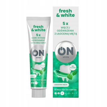 WHITE ON pasta za zube Fresh & White, blaga menta 75 ml