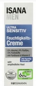 MEN Ultra Sensitive hidratantna krema za lice za muškarce 75 ml
