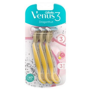 Gillette Venus 3 Dragonfruit britvice za jednokratnu upotrebu, 3 komada.