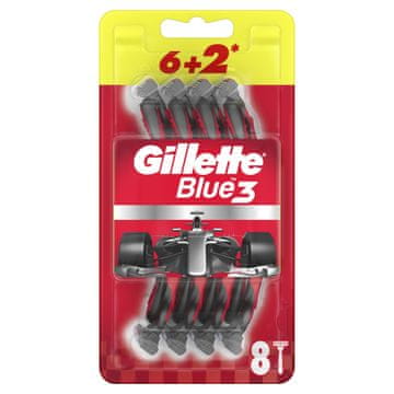 Gillette Blue 3 Plus muške britvice, 3 oštrice, 8 kom.