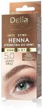 DELIA COSMETICS DELIA Intenzivna kremasta kana za obrve Eyebrow Expert, 15 ml 5.0 SVIJETLO SMEĐA