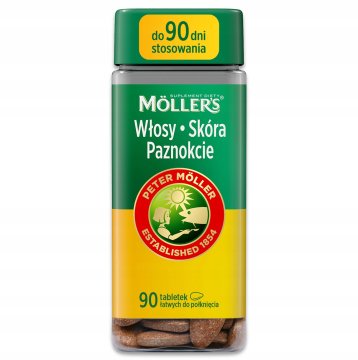 L&L Möllerov dodatak prehrani za kosu, kožu i nokte, 90 tableta