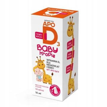 Dodatak prehrani za djecu ApoD3 Baby 400 IU kapi 10 ml