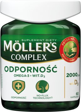 L&L Moller's Complex Omega-3 + D3 dodatak prehrani 60 kapsula