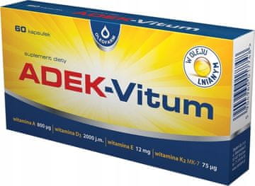Oleofarm ADEK-Vitum kapsule, dodatak prehrani 60 kom.